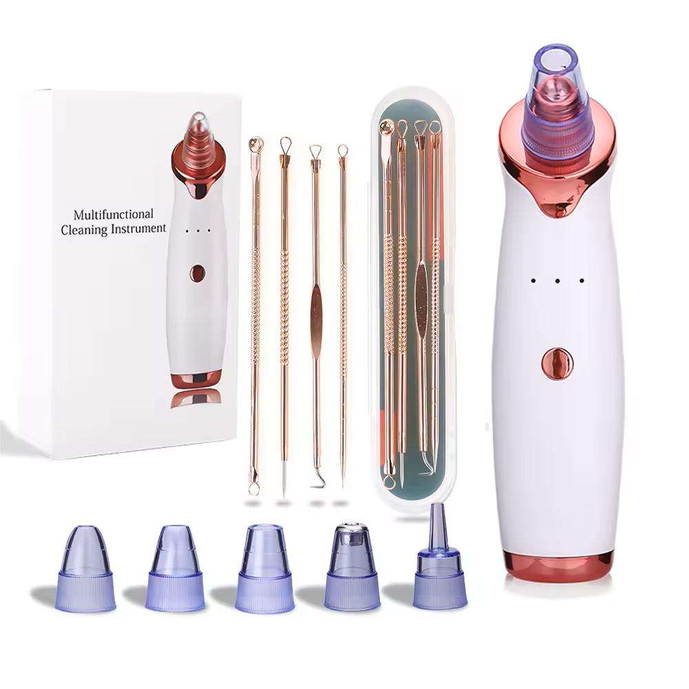 5 Head Pore Cleanser Blackhead Electric Removal Cleaner Blackhead Remover Vacuum Blackhead Remover - 图片 3