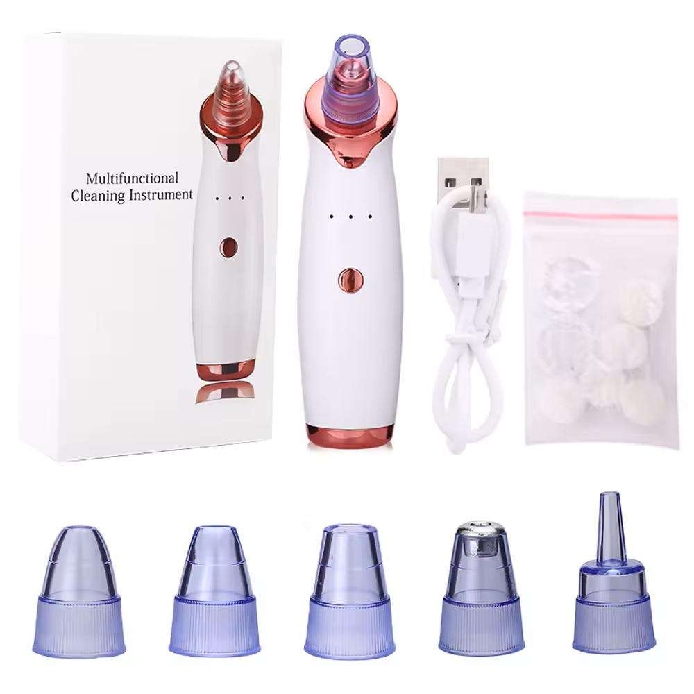 5 Head Pore Cleanser Blackhead Electric Removal Cleaner Blackhead Remover Vacuum Blackhead Remover - 图片 4